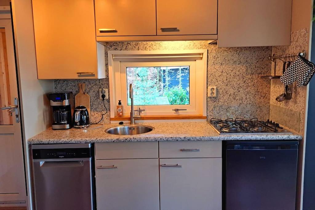 Sfeervol Chalet De Dassenburcht 엠스트 외부 사진